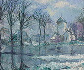 The Mill in The Flood Giverny By Theodore Earl Butler