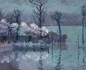 Train in Flood By Theodore Earl Butler