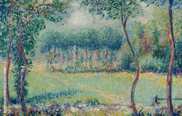 Trees at Giverny by Theodore Earl Butler | Oil Painting Reproduction