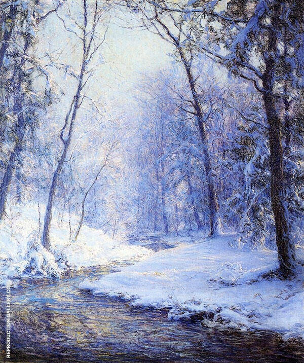 Early Snow by Walter Launt Palmer | Oil Painting Reproduction