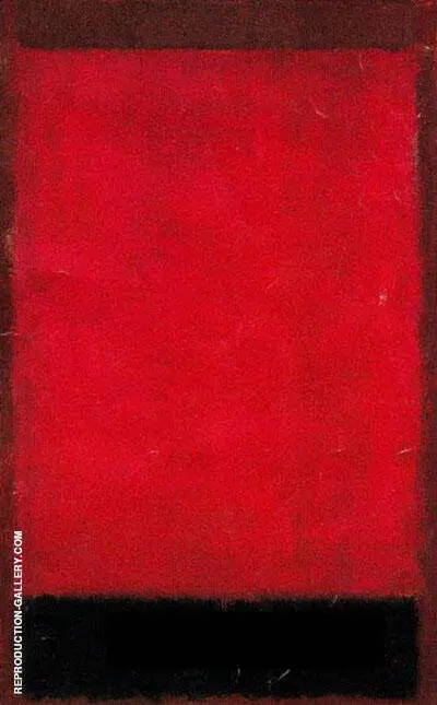 Brown, Red, Black 1959 By Mark Rothko (Inspired By)