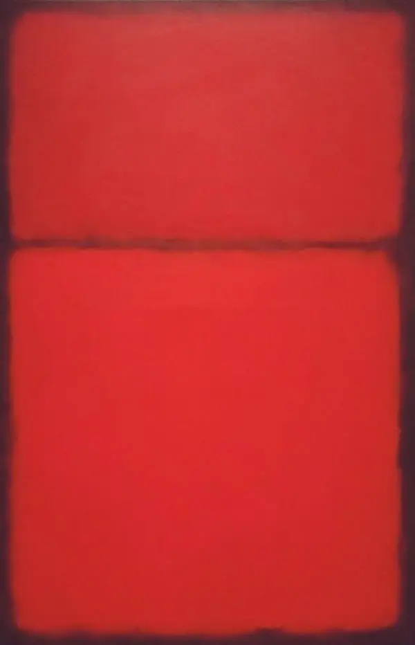 Untitled 1963 Two Reds By Mark Rothko (Inspired By)
