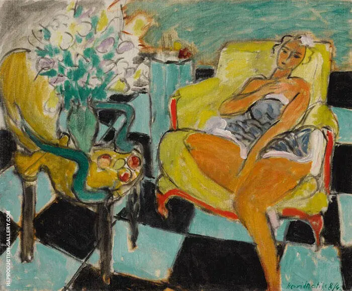 Danseuse Assise dans un Fauteuil 1942 By Henri Matisse