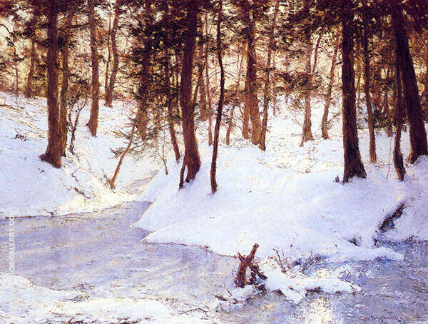 Ice in The Gleng by Walter Launt Palmer | Oil Painting Reproduction
