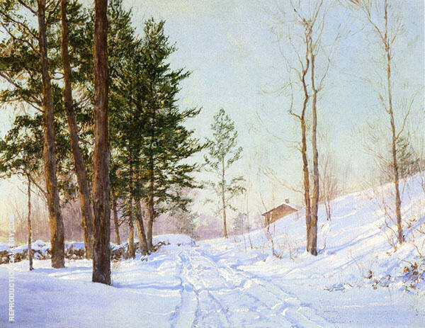 In The Berkshire by Walter Launt Palmer | Oil Painting Reproduction