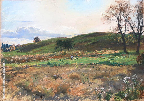 Oatfield near Van Wies Point 1884 | Oil Painting Reproduction