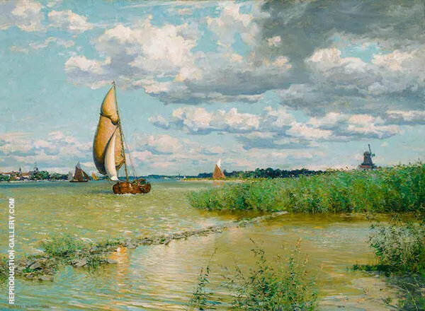 On The Maas By Walter Launt Palmer