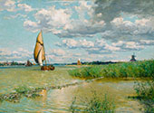 On The Maas By Walter Launt Palmer