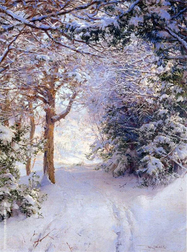 Snowy Landscape By Walter Launt Palmer
