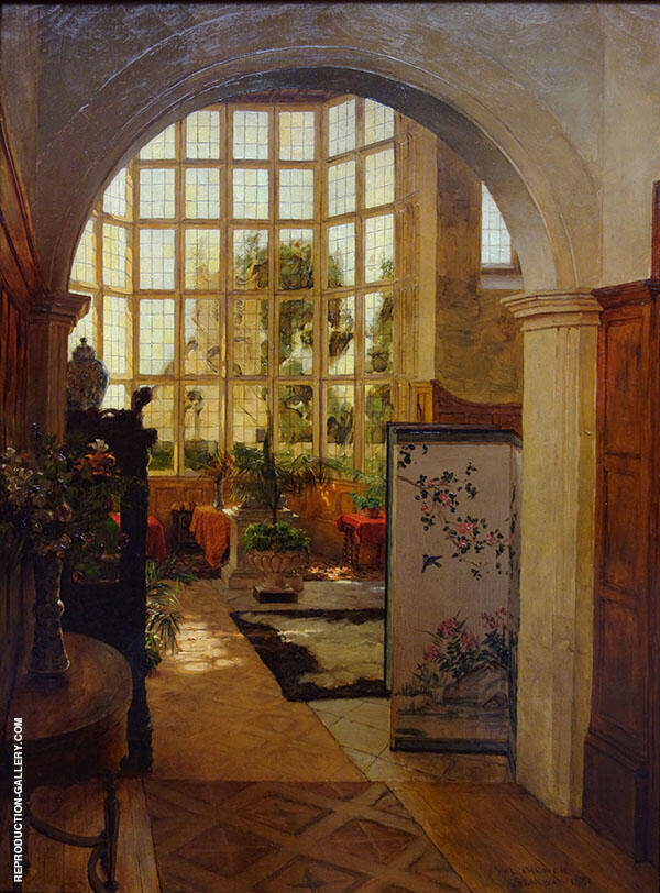 Stanway Interior 1881 by Walter Launt Palmer | Oil Painting Reproduction