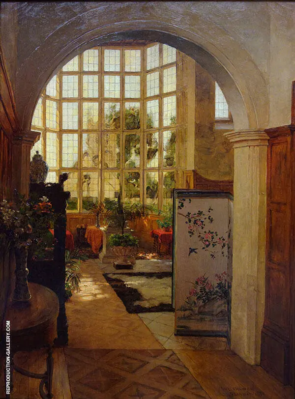 Stanway Interior 1881 By Walter Launt Palmer
