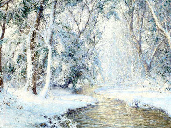 The First Snowfall By Walter Launt Palmer