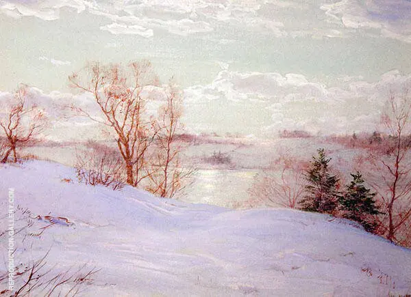 The Frozen Pond By Walter Launt Palmer