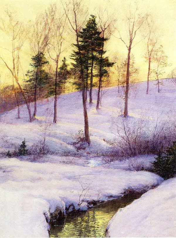 The Hillside By Walter Launt Palmer