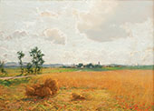 Wheatfield with Poppies1889 By Walter Launt Palmer