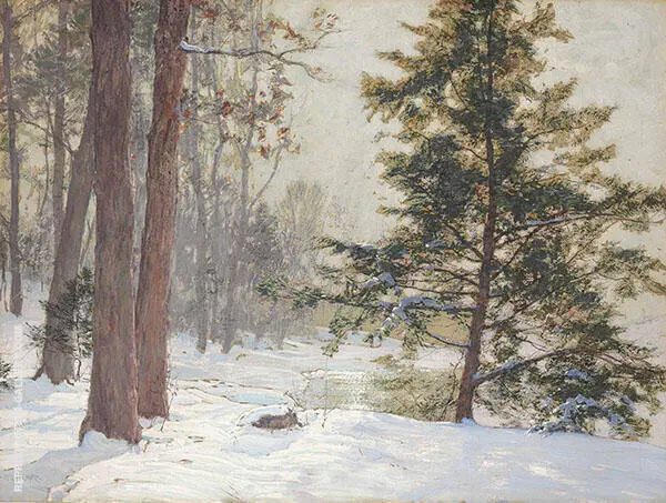 Winter Landscape By Walter Launt Palmer