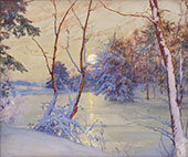 Winter Moonrise By Walter Launt Palmer