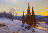 Winter Sunset By Walter Launt Palmer