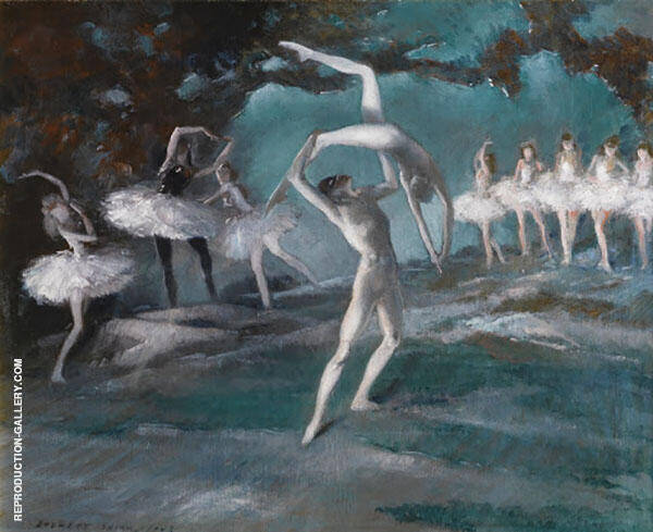 Ballet 1943 by Everett Shinn | Oil Painting Reproduction