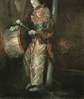 Clown with Drum c1940 By Everett Shinn