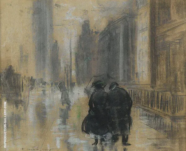 Fifth Avenue 1910 By Everett Shinn