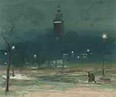 Madison Square Tower By Everett Shinn