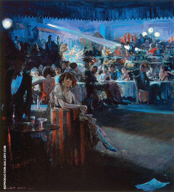 Scene 1934 by Everett Shinn Oil Painting Reproduction