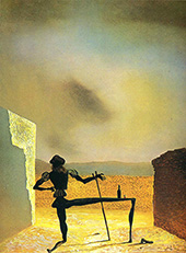 The Ghost of Vermeer van Delft Which Can Be Used as a Table 1934 By Salvador Dali