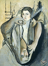 Portrait of My Sister c1923 By Salvador Dali