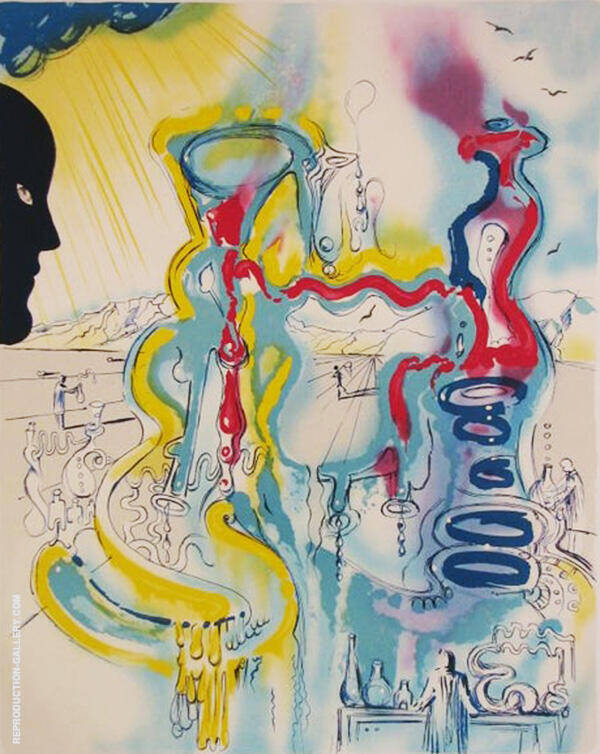 The Alchemist by Salvador Dali | Oil Painting Reproduction