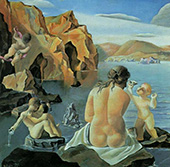 Venus with Amorini 1925 By Salvador Dali