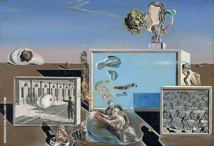 Illumined Pleasures 1929 by Salvador Dali | Oil Painting Reproduction