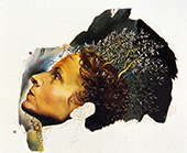 Automatic Beginning of a Portrait of Gala 1932 By Salvador Dali