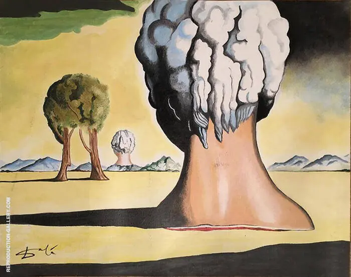 Three Sphinxes of Bikini By Salvador Dali
