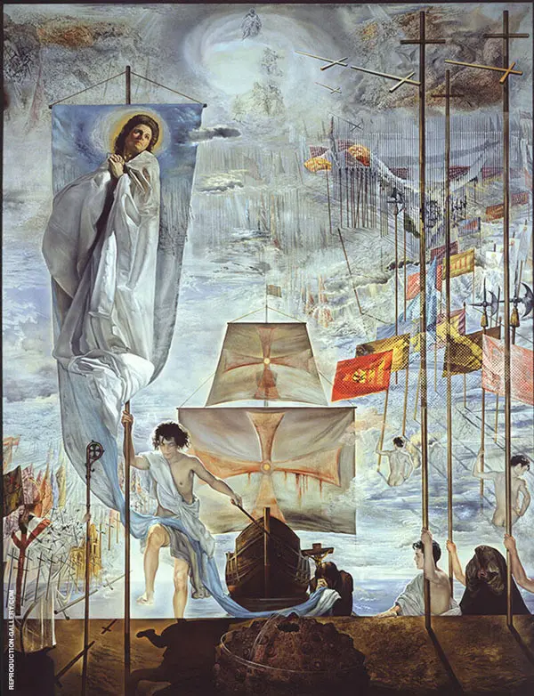 The Discovery of America by Christopher of Columbus By Salvador Dali