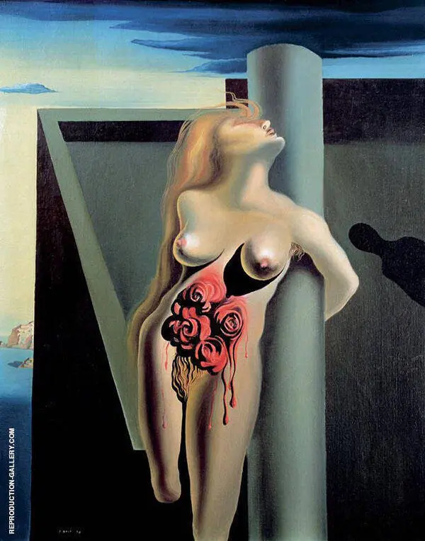 Bleeding Roses By Salvador Dali