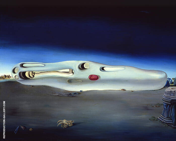 Diurnal Fantasies 1932 by Salvador Dali | Oil Painting Reproduction