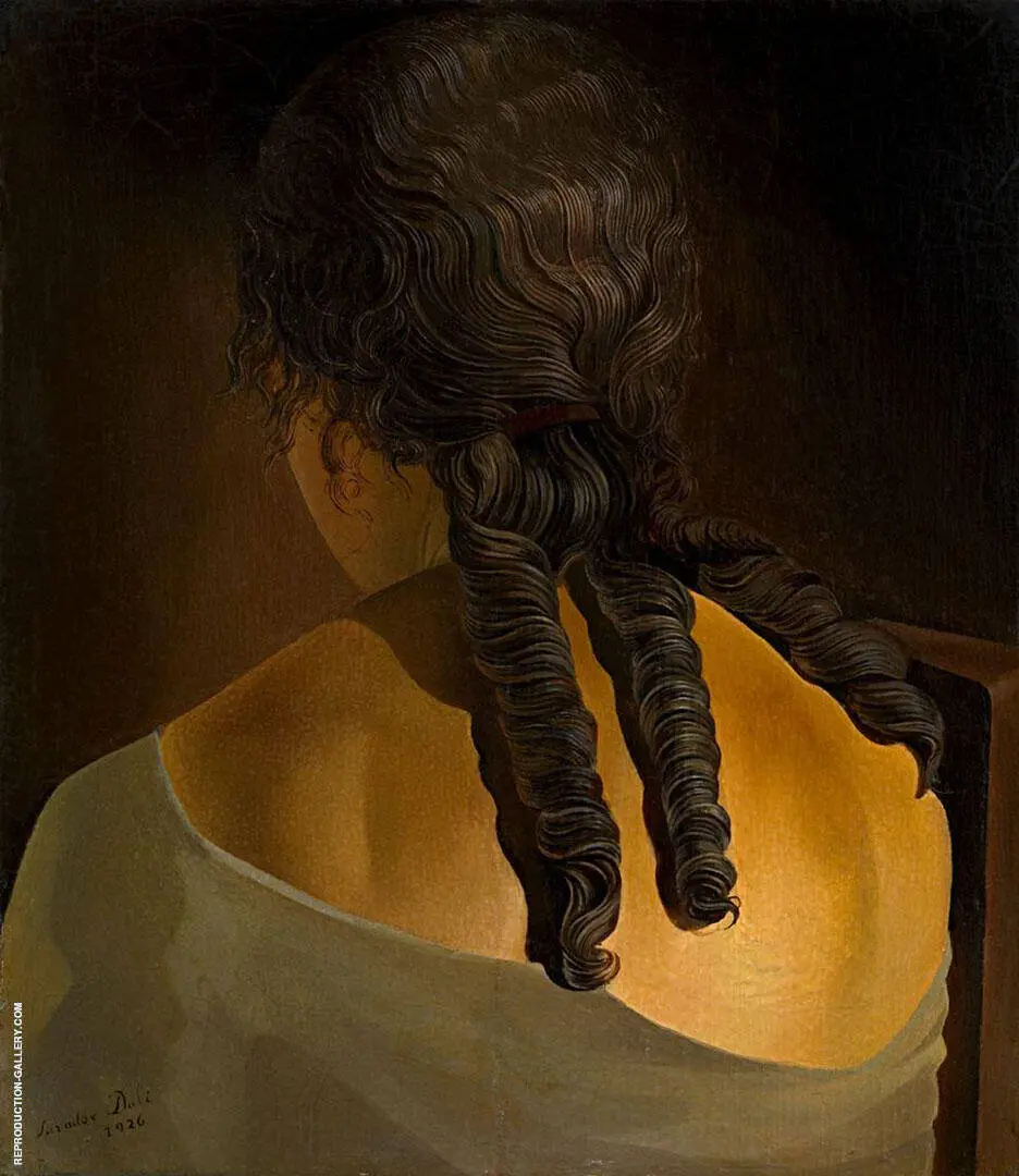 Girl's Back 1936 By Salvador Dali