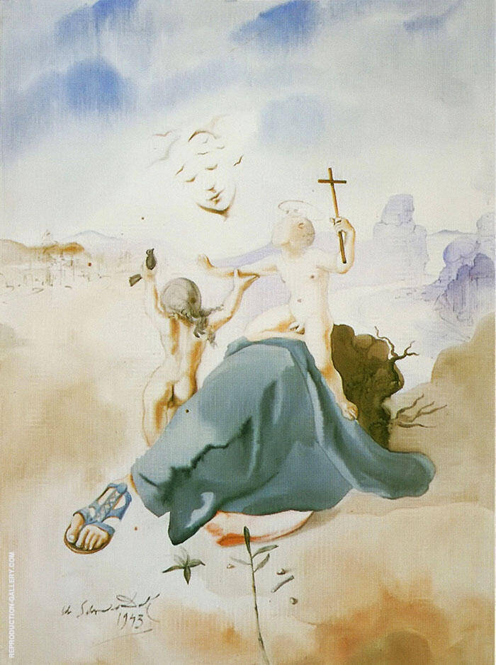 Madonna of the Birds by Salvador Dali | Oil Painting Reproduction