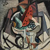 Still Life Sandia By Salvador Dali