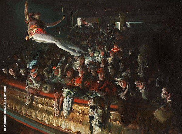The Hippodrome London 1902 by Everett Shinn | Oil Painting Reproduction