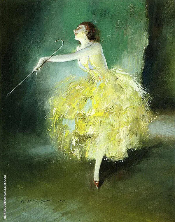 Vaudeville Dancer 1912 By Everett Shinn