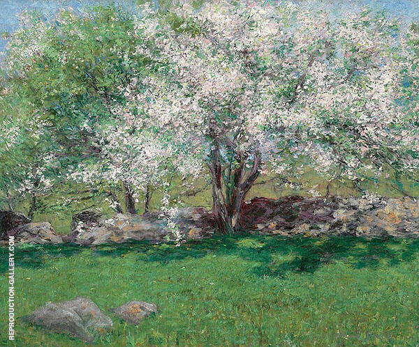 Apple Trees by John Leslie Breck | Oil Painting Reproduction
