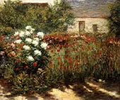 Garden at Giverny 1890 By John Leslie Breck