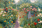 Garden at Giverny c1887 By John Leslie Breck