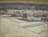 Giverny Winter 1888 By John Leslie Breck