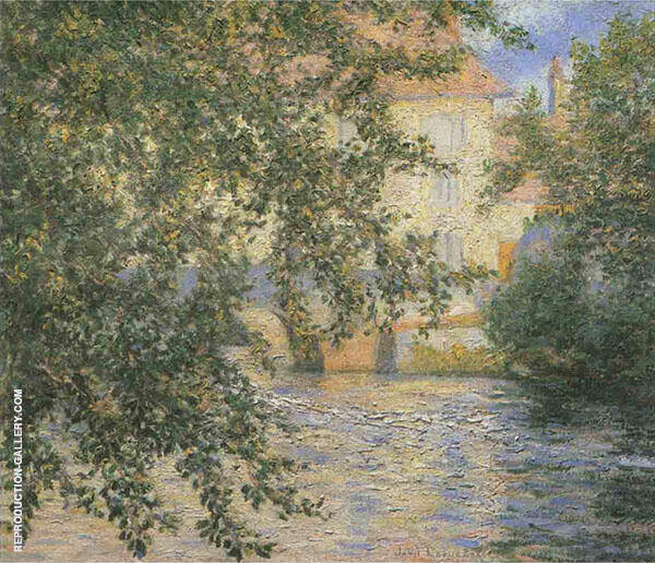 Mill Stream Limetz by John Leslie Breck | Oil Painting Reproduction