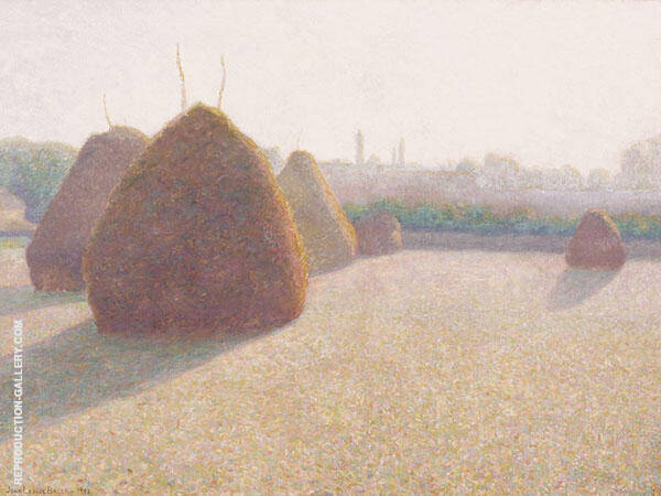 Morning Fog and Sun 1892 by John Leslie Breck | Oil Painting Reproduction