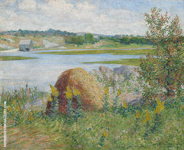 On The Essex River 1891 by John Leslie Breck | Oil Painting Reproduction