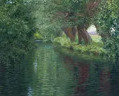 The River Epte Giverny By John Leslie Breck
